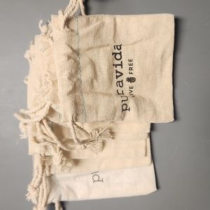 Lot (eight) of Pura Vida Bags